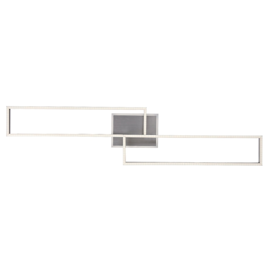 Rabalux - LED Stmievateľné stropné svietidlo LED/40W/230V 2700-6500K Wi-Fi Tuya matný chróm + diaľkové ovládanie 25x110 cm