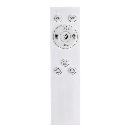 Rabalux - LED Stmievateľné stropné svietidlo LED/40W/230V 2700-6500K Wi-Fi Tuya matný chróm + diaľkové ovládanie 25x110 cm