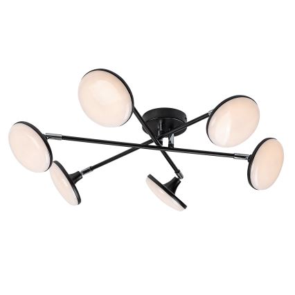 Rabalux - LED Prisadený luster 6xLED/4W/230V 3000K čierna