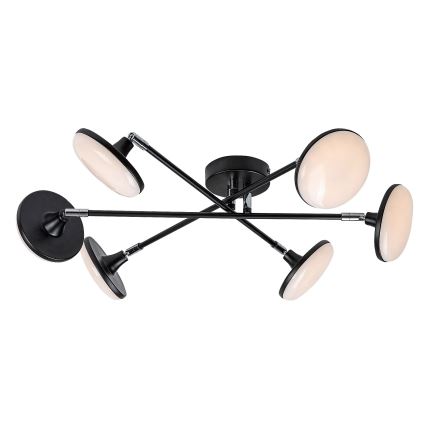 Rabalux - LED Prisadený luster 6xLED/4W/230V 3000K čierna