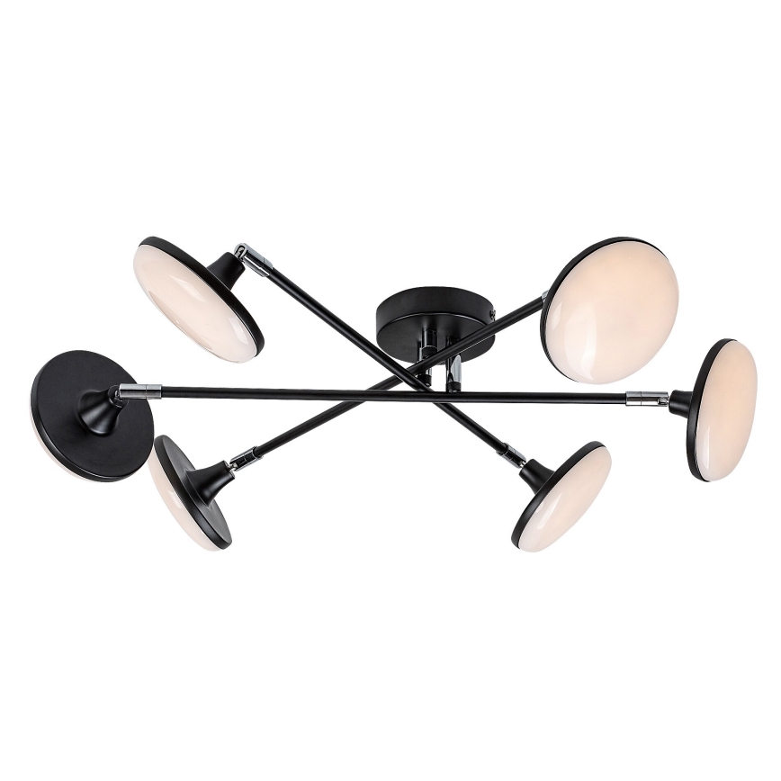 Rabalux - LED Prisadený luster 6xLED/4W/230V 3000K čierna