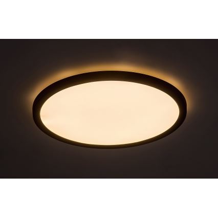 Rabalux - LED Stropné svietidlo LED/36W/230V 3000/4000/6000K pr. 40 cm čierna