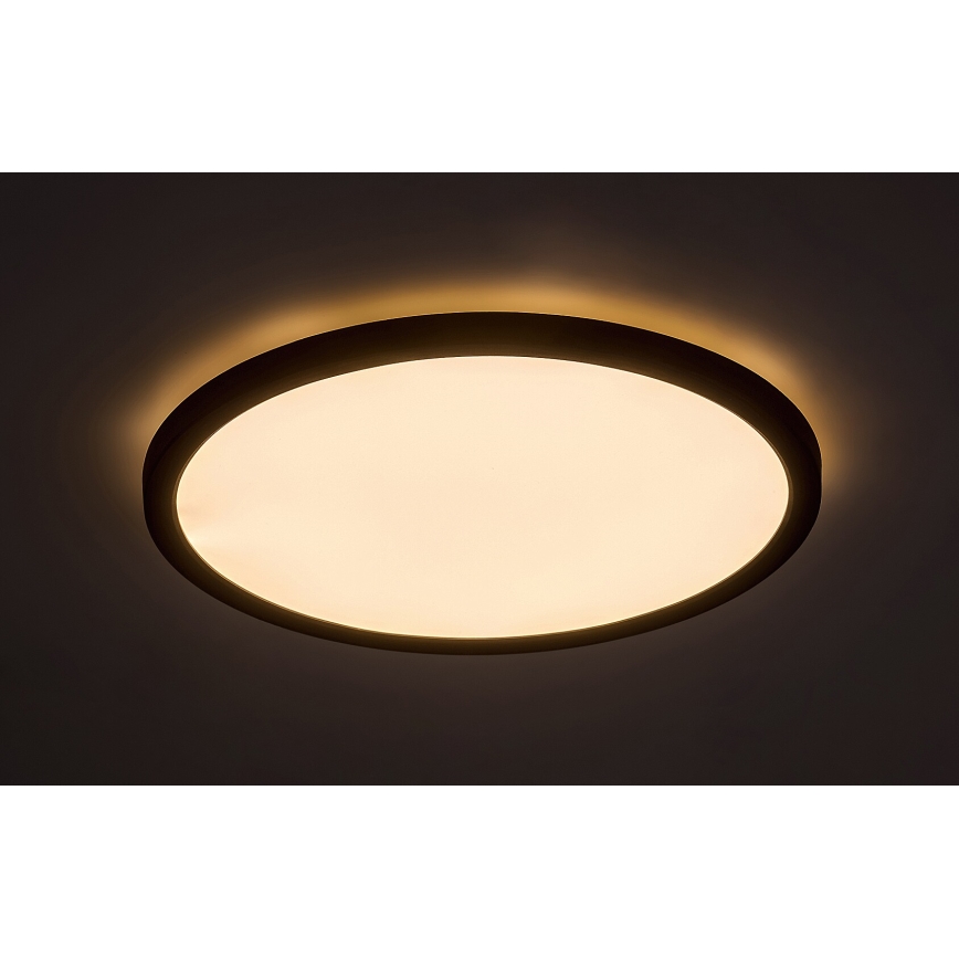 Rabalux - LED Stropné svietidlo LED/36W/230V 3000/4000/6000K pr. 40 cm čierna