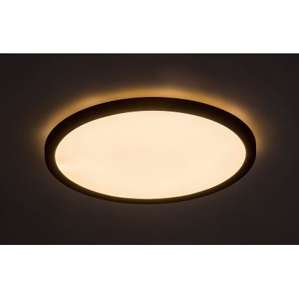 Rabalux - LED Stropné svietidlo LED/36W/230V 3000/4000/6000K pr. 50 cm čierna