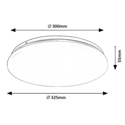 Rabalux - LED Stropné svietidlo LED/18W/230V 4000K 32 cm