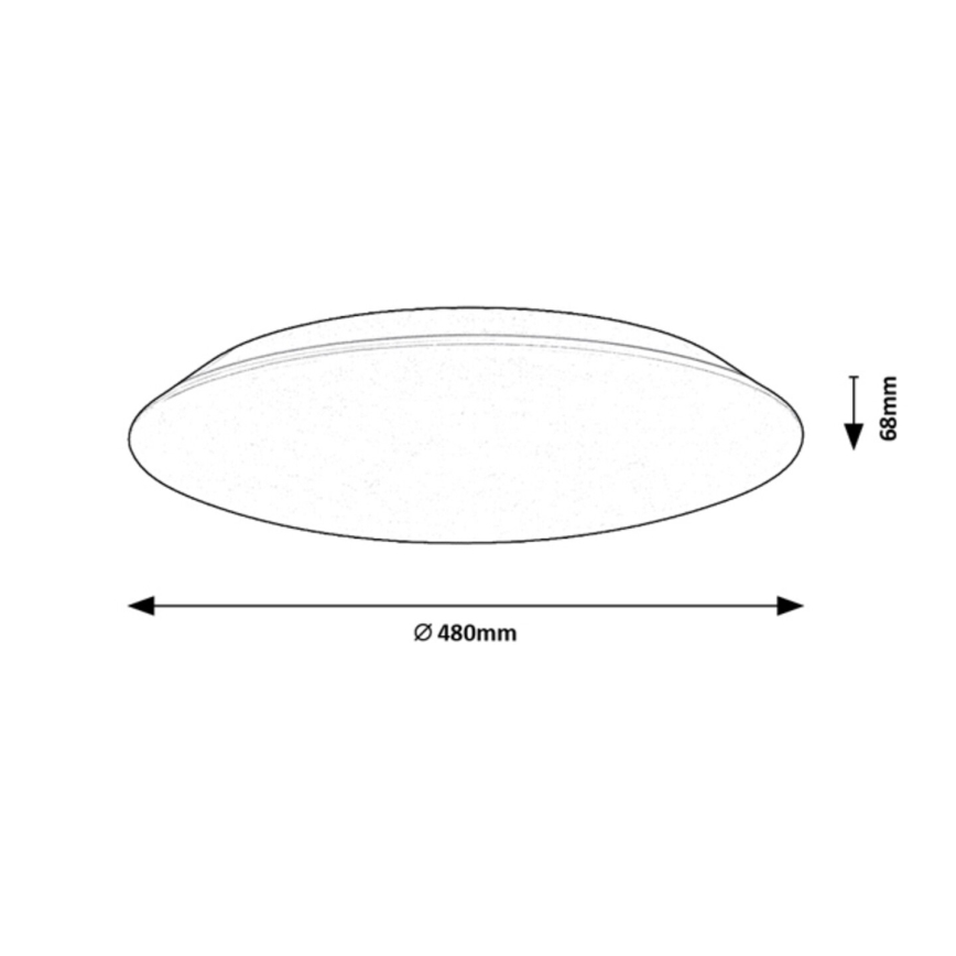 Rabalux - LED Stropné svietidlo LED/45W/230V 4000K 48 cm