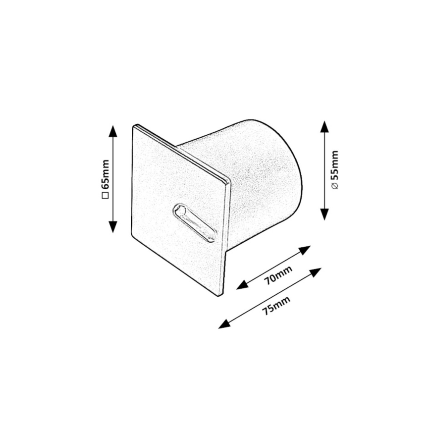 Rabalux - LED Schodiskové svietidlo LED/3W/230V biela