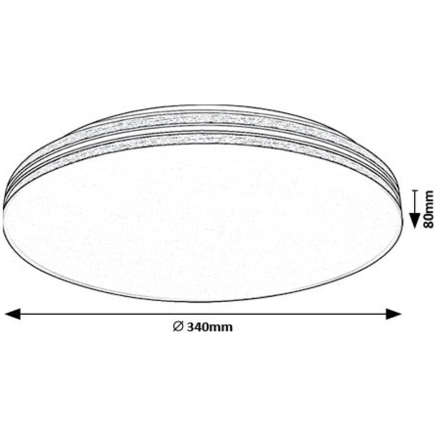 Rabalux - LED Stropné svietidlo LED/18W/230V 4000K pr. 34 cm