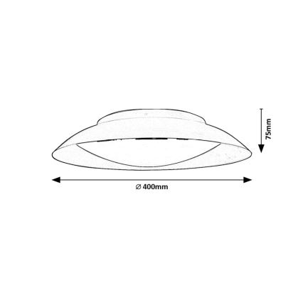 Rabalux - LED Stropné svietidlo LED/24W/230V 3000K pr. 40 cm