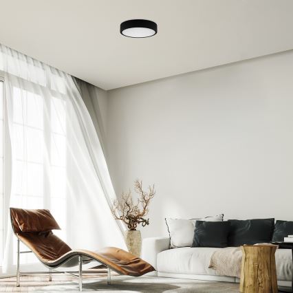 Rabalux - LED Stropné svietidlo LED/22W/230V 3000/4000/6000K pr. 21 cm čierna