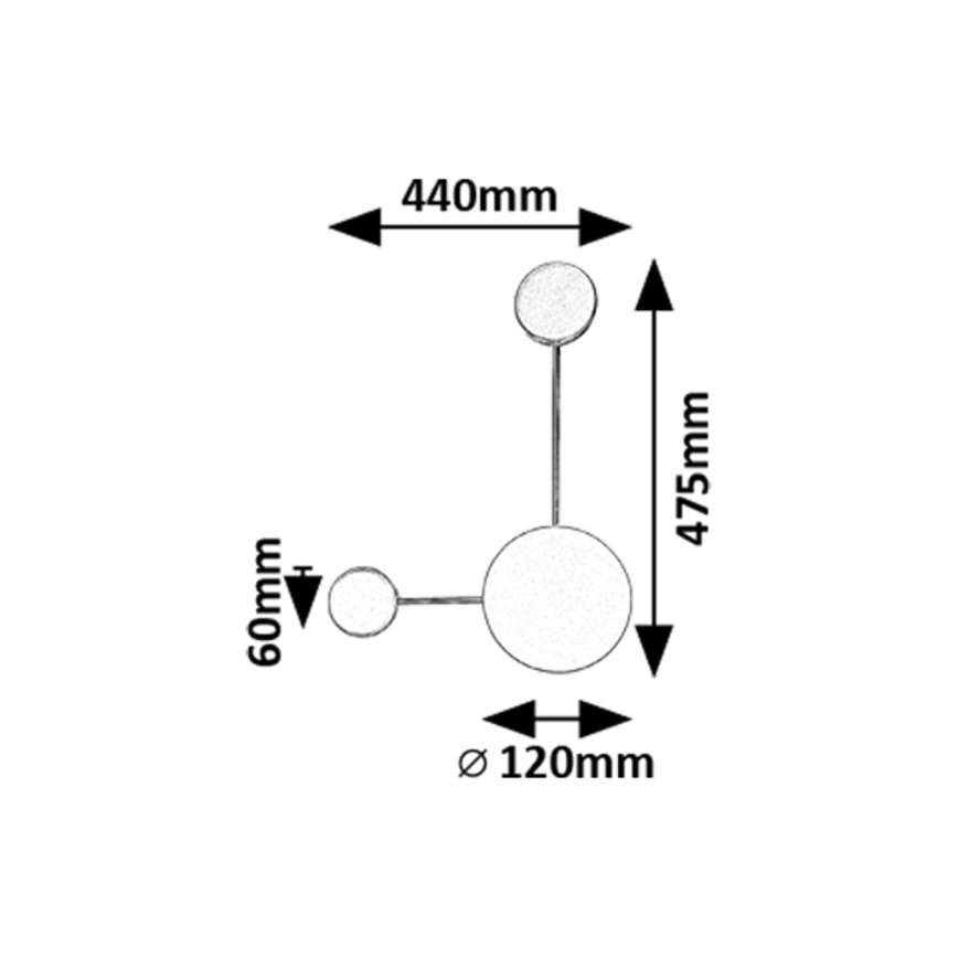 Rabalux - LED Nástenné svietidlo LED/7W/230V 3000K