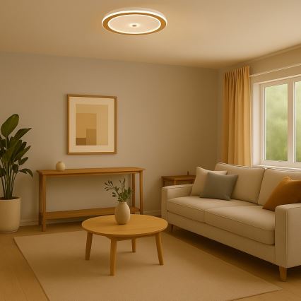 Rabalux - LED stmievateľné stropné svietidlo LED/34W/230V 3000-6500K pr. 51 cm + diaľkové ovládanie