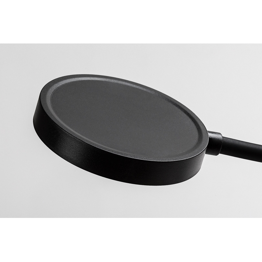 Rabalux - stmievateľná nástenná LED lampa LED/4W/230V so zásuvkovým USB portom 3000/4000/6000K čierna