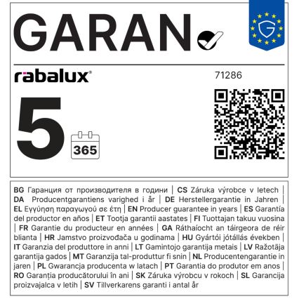 Rabalux - LED Nástenné bodové svietidlo LED/4W/230V biela