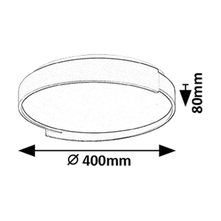Rabalux - LED Stmievateľné stropné svietidlo LED/24W/230V 3000-6500K + diaľkové ovládanie