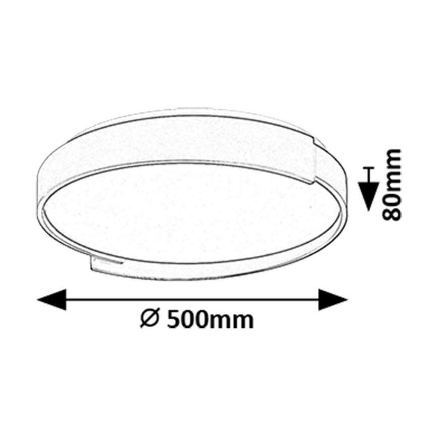Rabalux - LED Stmievateľné stropné svietidlo LED/48W/230V 3000-6500K + diaľkové ovládanie
