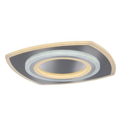 Rabalux - LED Stmievateľné stropné svietidlo LED/60W/230V 3000/4000/6000K matný chróm + diaľkové ovládanie