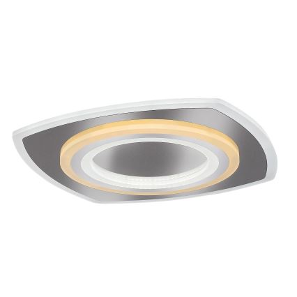 Rabalux - LED Stmievateľné stropné svietidlo LED/60W/230V 3000/4000/6000K matný chróm + diaľkové ovládanie