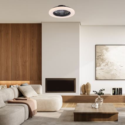 Rabalux - LED Stmievateľné stropné svietidlo s ventilátorom LED/48W/230V 3000-6500K + diaľkové ovládanie
