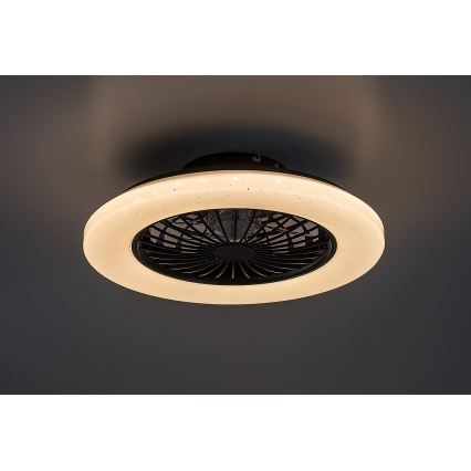 Rabalux - LED Stmievateľné stropné svietidlo s ventilátorom LED/48W/230V 3000-6500K + diaľkové ovládanie