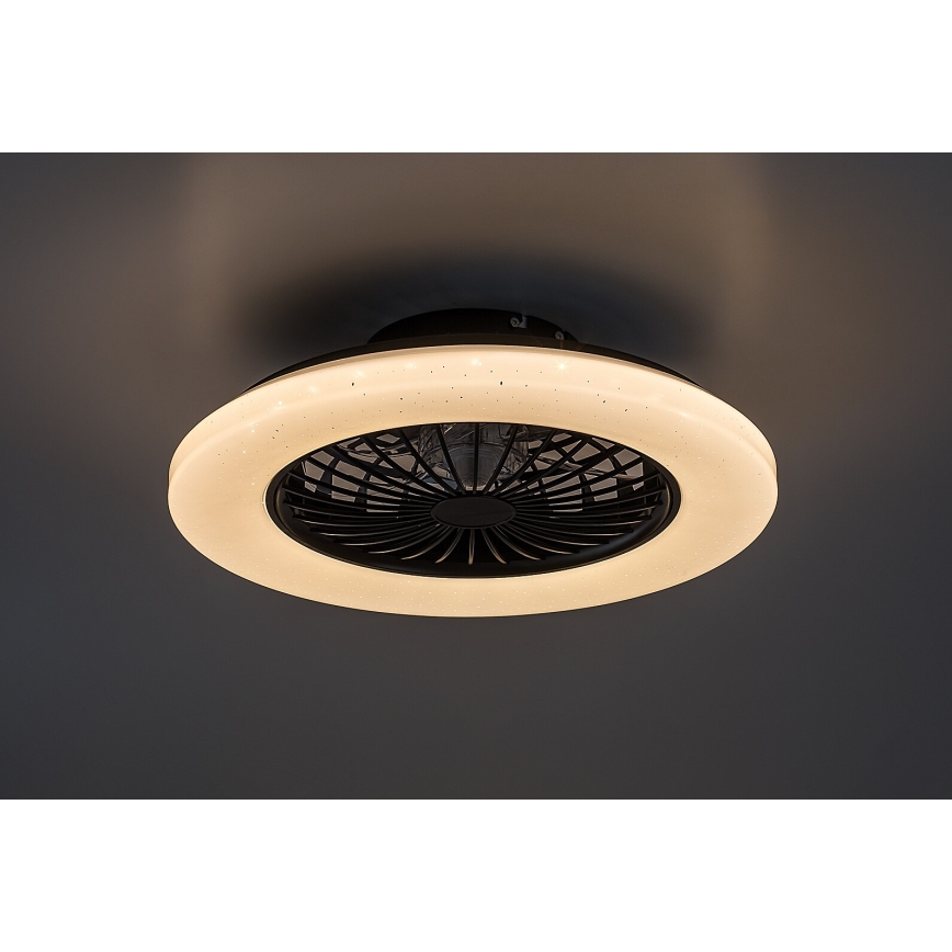 Rabalux - LED Stmievateľné stropné svietidlo s ventilátorom LED/48W/230V 3000-6500K + diaľkové ovládanie
