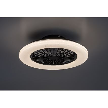 Rabalux - LED Stmievateľné stropné svietidlo s ventilátorom LED/48W/230V 3000-6500K + diaľkové ovládanie