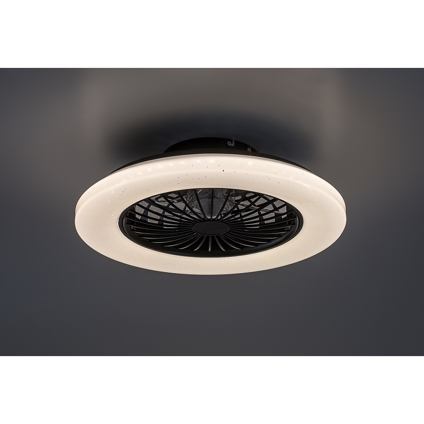 Rabalux - LED Stmievateľné stropné svietidlo s ventilátorom LED/48W/230V 3000-6500K + diaľkové ovládanie