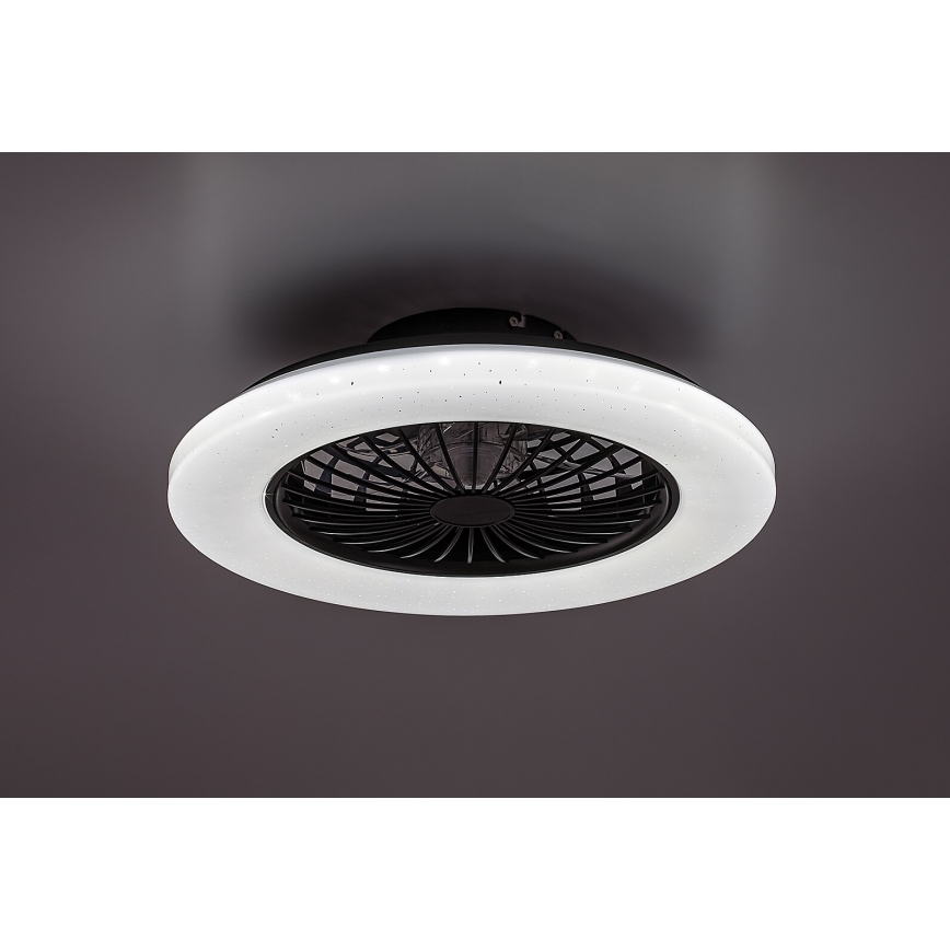 Rabalux - LED Stmievateľné stropné svietidlo s ventilátorom LED/48W/230V 3000-6500K + diaľkové ovládanie