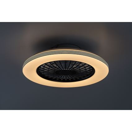 Rabalux - LED Stmievateľné stropné svietidlo s ventilátorom LED/48W/230V 3000-6500K + diaľkové ovládanie
