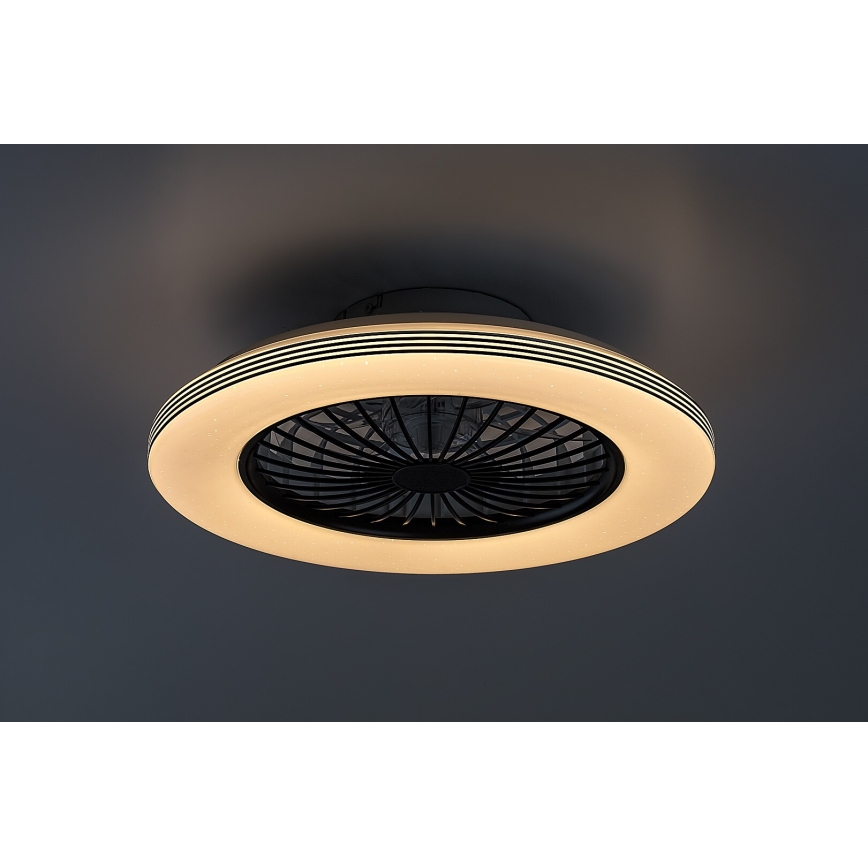 Rabalux - LED Stmievateľné stropné svietidlo s ventilátorom LED/48W/230V 3000-6500K + diaľkové ovládanie