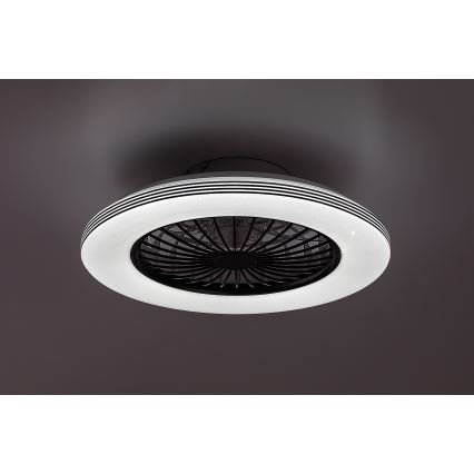 Rabalux - LED Stmievateľné stropné svietidlo s ventilátorom LED/48W/230V 3000-6500K + diaľkové ovládanie