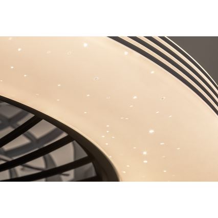 Rabalux - LED Stmievateľné stropné svietidlo s ventilátorom LED/48W/230V 3000-6500K + diaľkové ovládanie
