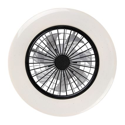 Rabalux - LED Stmievateľné stropné svietidlo s ventilátorom LED/48W/230V 3000-6500K + diaľkové ovládanie