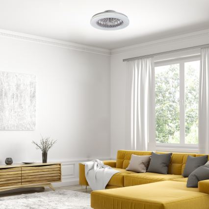 Rabalux - LED RGB Stmievateľné stropné svietidlo s ventilátorom LED/48W/230V 3000-6500K + diaľkové ovládanie
