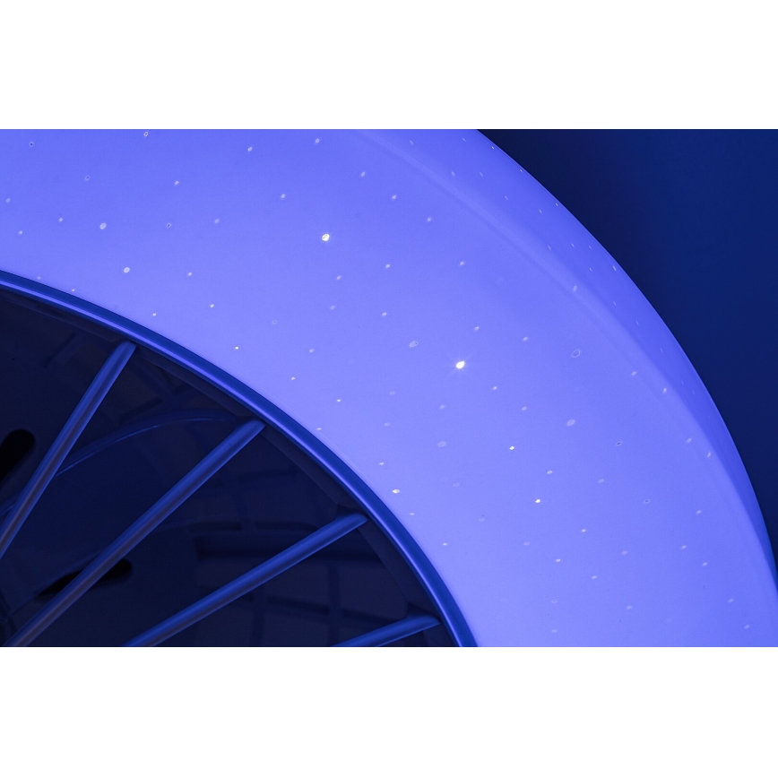Rabalux - LED RGB Stmievateľné stropné svietidlo s ventilátorom LED/48W/230V 3000-6500K + diaľkové ovládanie