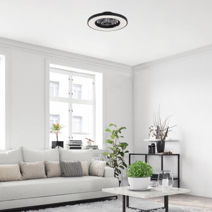 Rabalux - LED Stmievateľné stropné svietidlo s ventilátorom LED/72W/230V 3000-6500K + diaľkové ovládanie