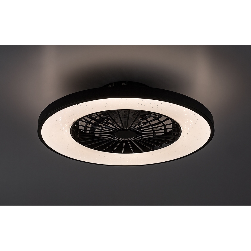 Rabalux - LED Stmievateľné stropné svietidlo s ventilátorom LED/72W/230V 3000-6500K + diaľkové ovládanie