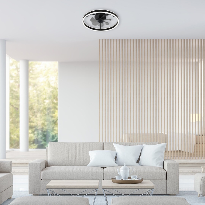 Rabalux - LED Stmievateľné stropné svietidlo s ventilátorom LED/40W/230V 3000/4000/6000K Wi-Fi + diaľkové ovládanie