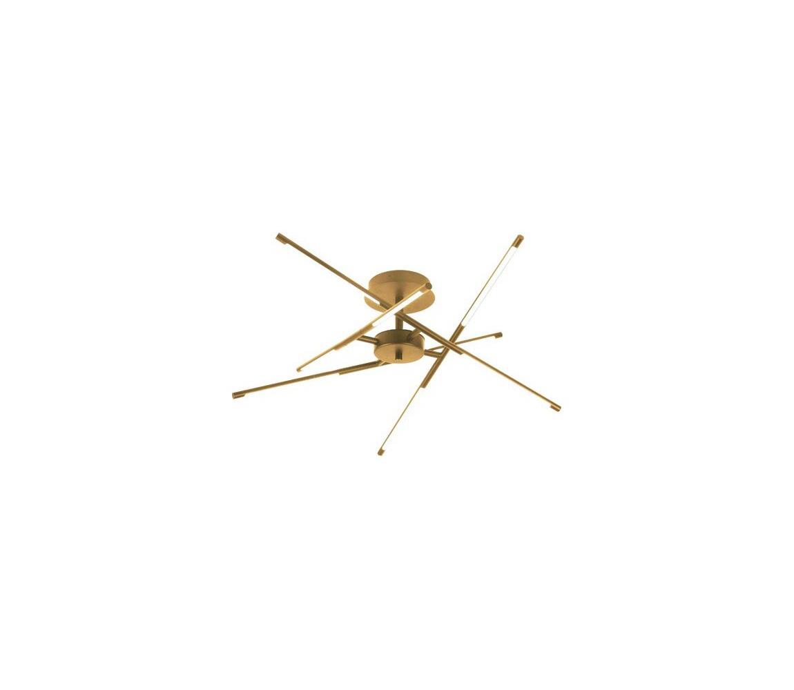 Rabalux 71339 - LED Prisadený luster HENLI2 LED/40W/230V 3000K zlatá 71339
