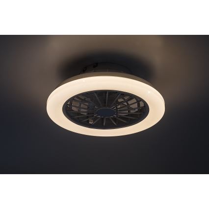 Rabalux - LED stmievateľné stropné svietidlo s ventilátorom LED/24W/230V 3000-6500K + diaľkové ovládanie