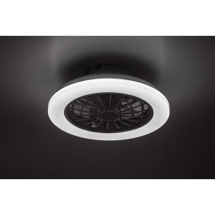 Rabalux - LED stmievateľné stropné svietidlo s ventilátorom LED/24W/230V 3000-6500K + diaľkové ovládanie