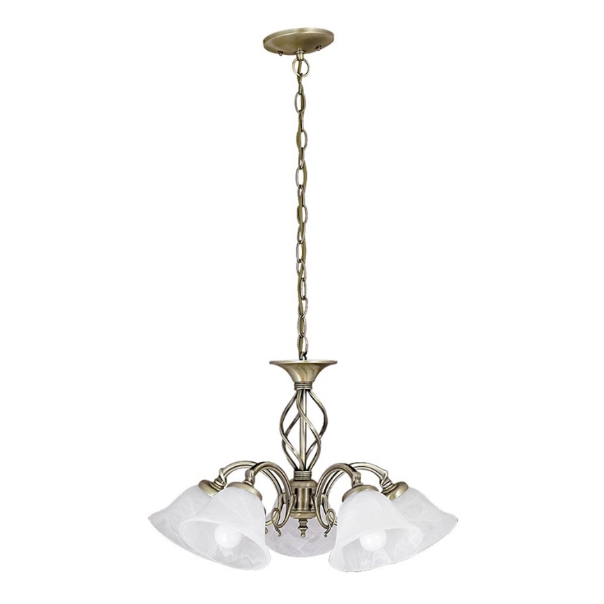 Rabalux 7135 - Luster na reťazi BECKWORTH 5xE14/40W/230V