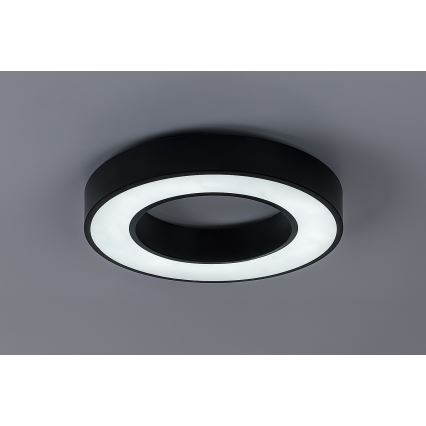 Rabalux - LED stropné svietidlo LED/24W/230V 3000/4000/6500K pr. 40 cm čierne