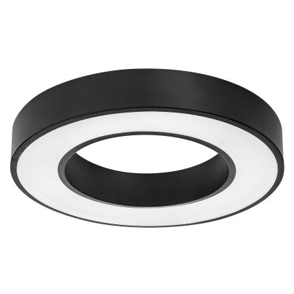 Rabalux - LED stmievateľné stropné svietidlo LED/45W/230V 3000-6500K pr. 60 cm čierne + diaľkové ovládanie