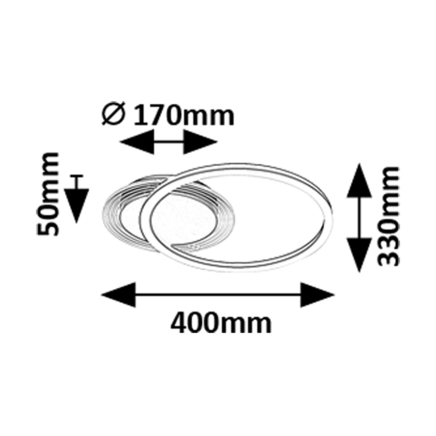 Rabalux - LED Stropné svietidlo LED/24W/230V 3000K