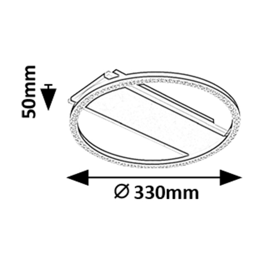 Rabalux - LED Stropné svietidlo LED/24W/230V 3000K