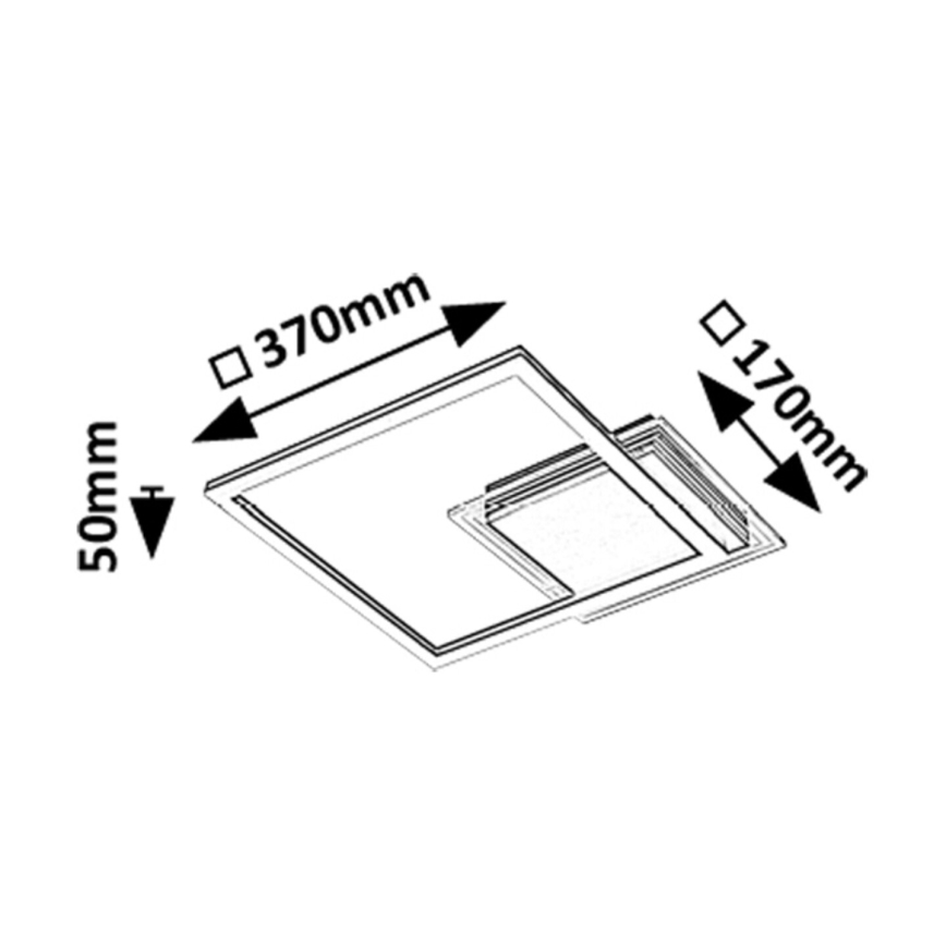 Rabalux - LED Stropné svietidlo LED/24W/230V 3000K