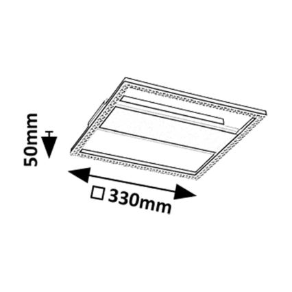 Rabalux - LED Stropné svietidlo LED/24W/230V 4000K