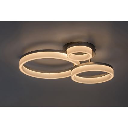 Rabalux - LED Stropné svietidlo LED/24W/230V 3000/4000/6500K matný chróm
