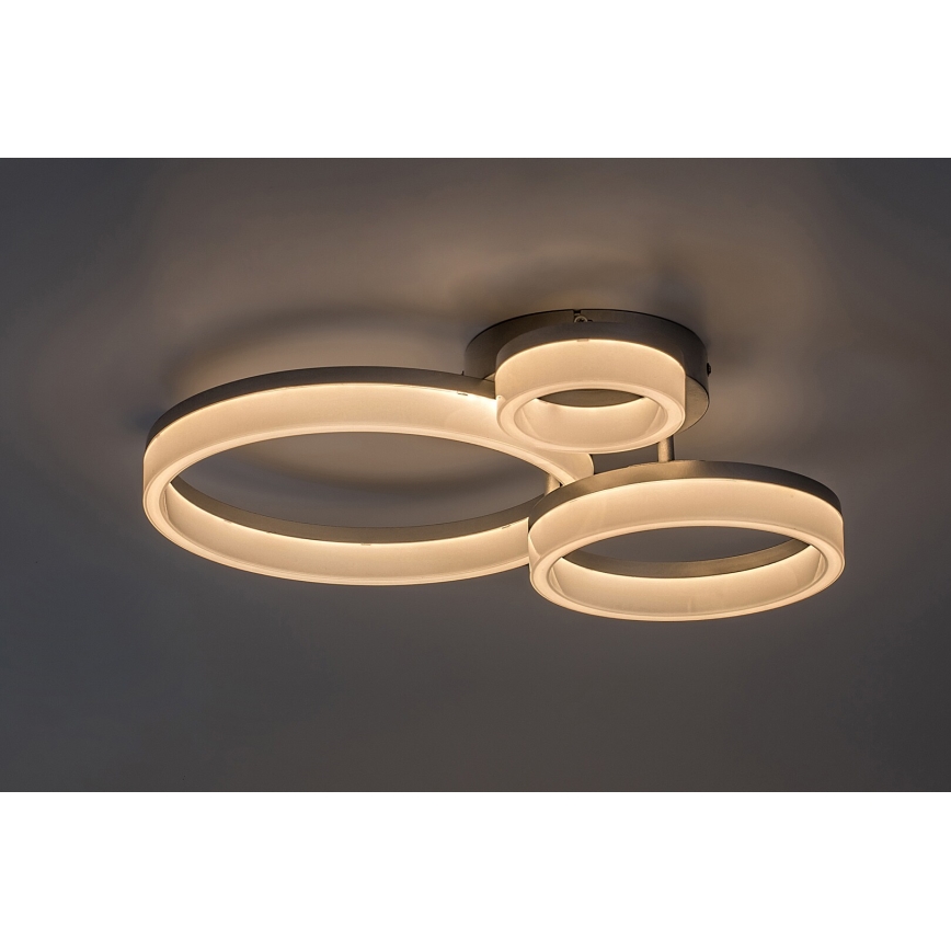 Rabalux - LED Stropné svietidlo LED/24W/230V 3000/4000/6500K matný chróm